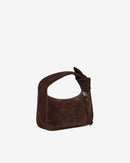 Sac En Cuir Noue Baby Suede - Cocoa