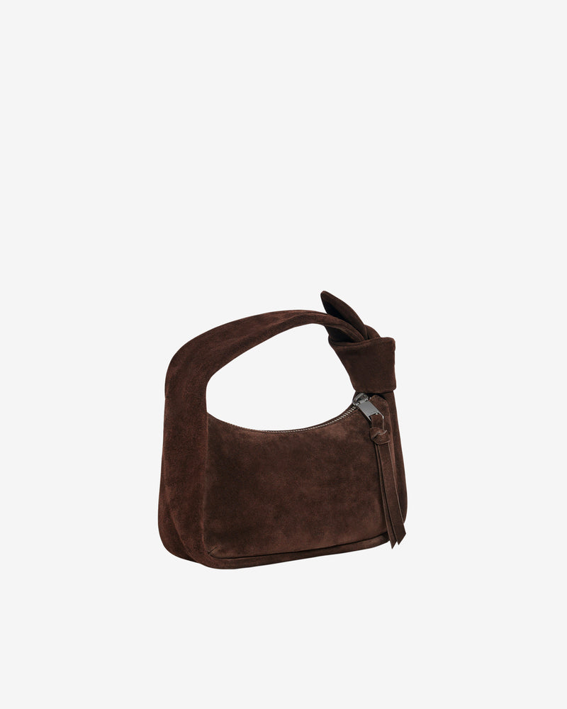 Sac En Cuir Noue Baby Suede - Cocoa