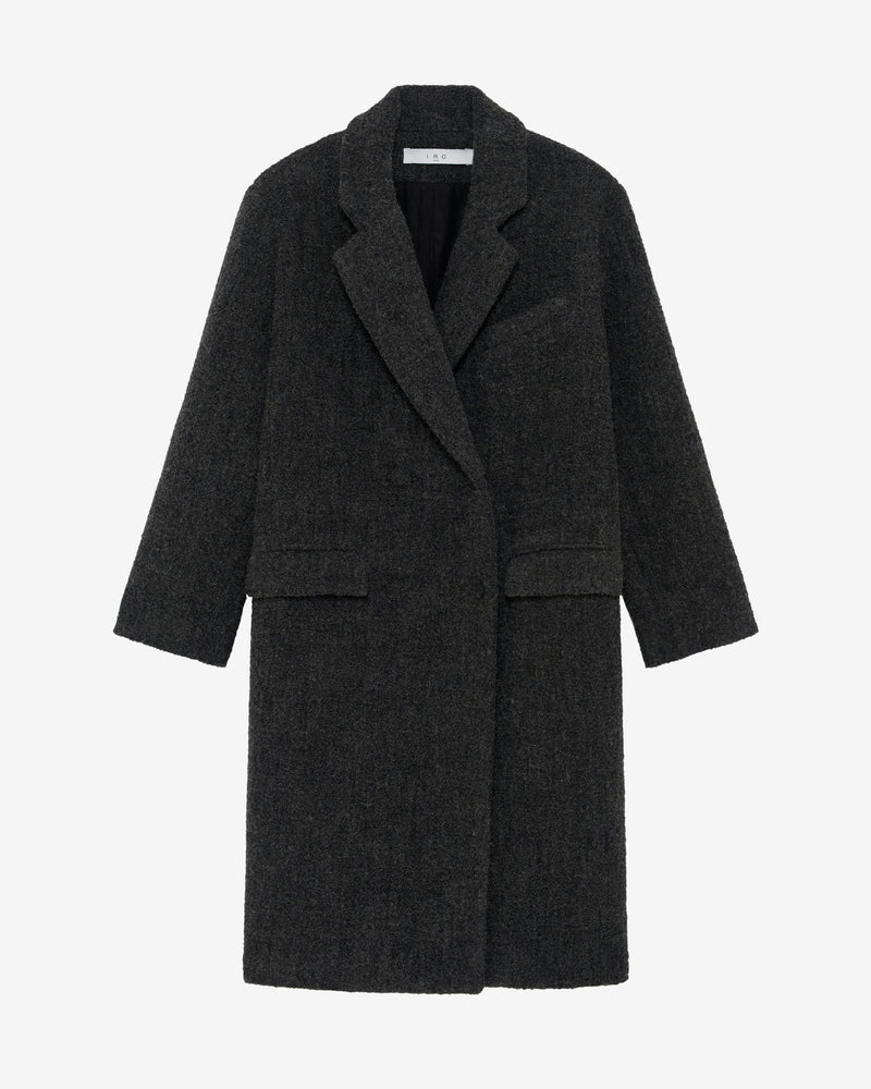 Manteau En Laine Mélangée Gonira - Anthracite