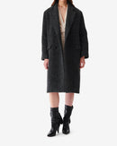 Manteau En Laine Mélangée Gonira - Anthracite