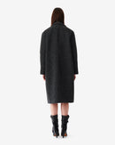 Manteau En Laine Mélangée Gonira - Anthracite