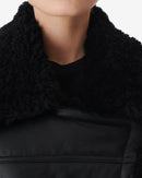 Veste Raccourcie En Cuir Octavi - Black/Black