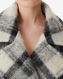 Manteau À Carreaux Pamae - Mixed Grey