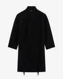 Manteau Long À Franges Ricky - Black