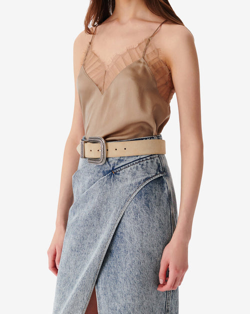 Caraco À Dentelle Berwyn - Taupe