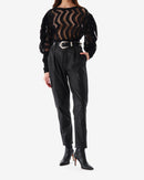 Top En Dentelle À Motif Edouard - Black