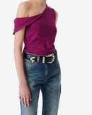 T-Shirt Asymétrique Irine - Berry