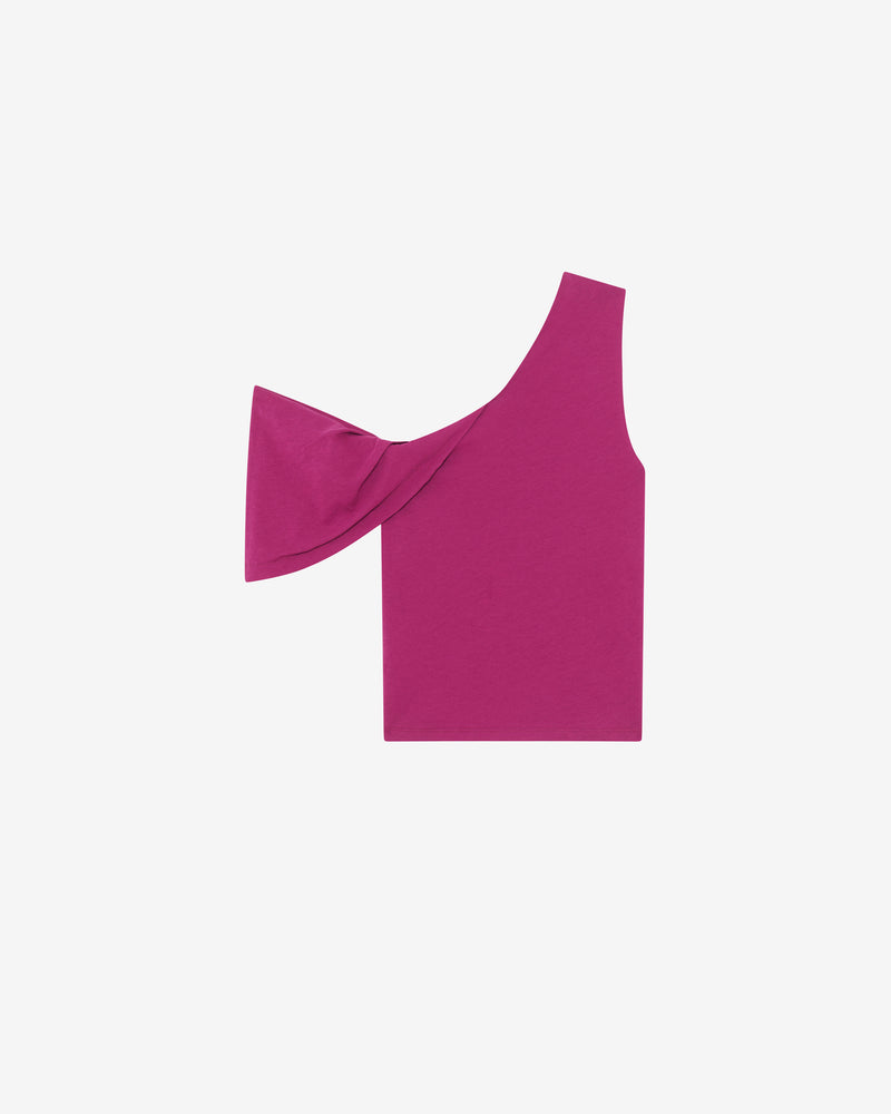 T-Shirt Asymétrique Irine - Berry