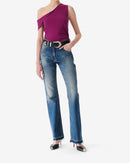 T-Shirt Asymétrique Irine - Berry