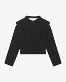 Top À Plis Et Découpe Au Dos Joana - Black