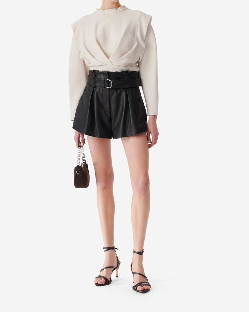 Top À Plis Et Découpe Au Dos Joana - Ecru