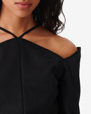 Top Raccourci À Découpe Paju - Black