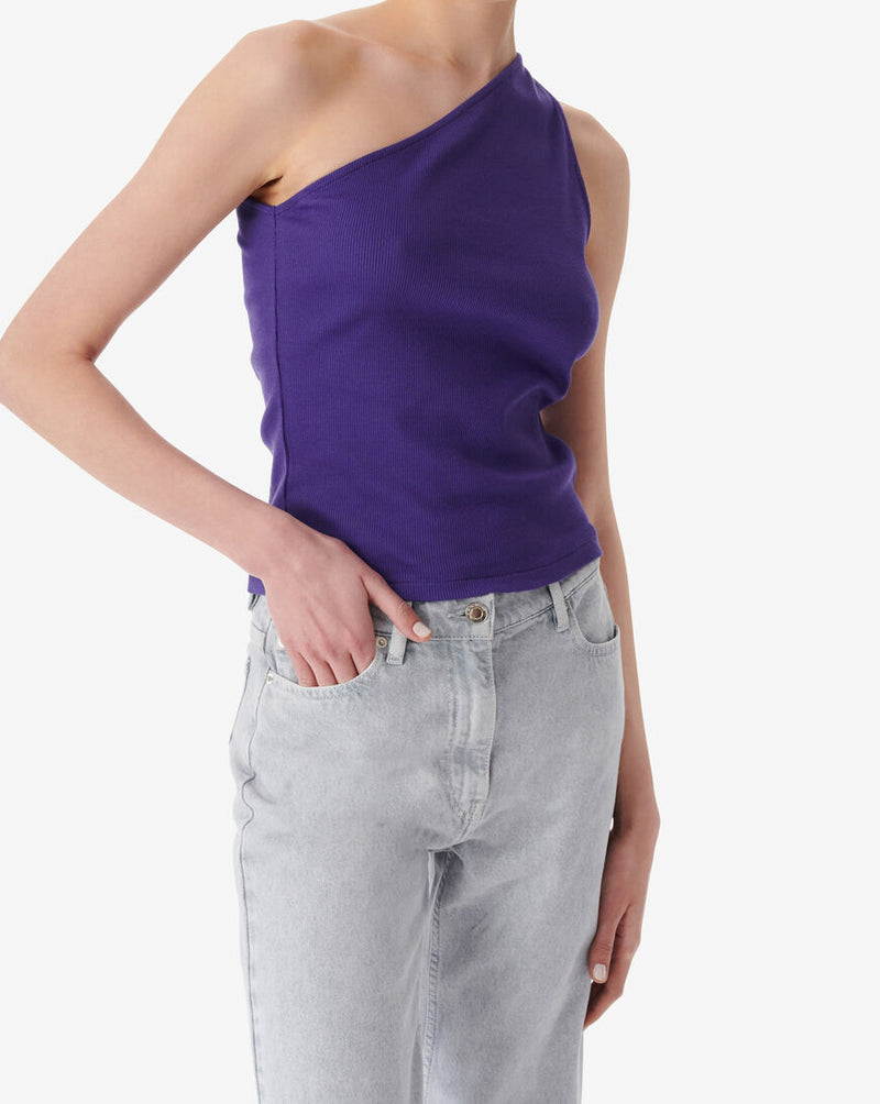 Débardeur Asymétrique Pivo - Vintage Purple
