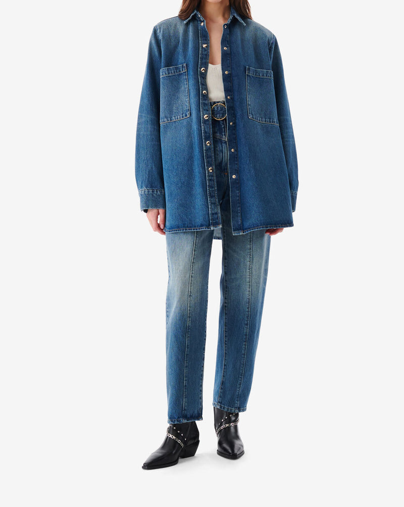 Chemise En Jean Pampelo - Mid Blue Used