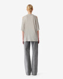 T-Shirt Oversize Col V Fehnno - Stone Grey