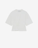 T-Shirt Oversize À Plis Garcia - White