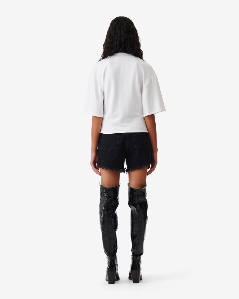 T-Shirt Oversize À Plis Garcia - White