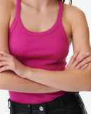 Débardeur Côtelé Palisso - Fushia