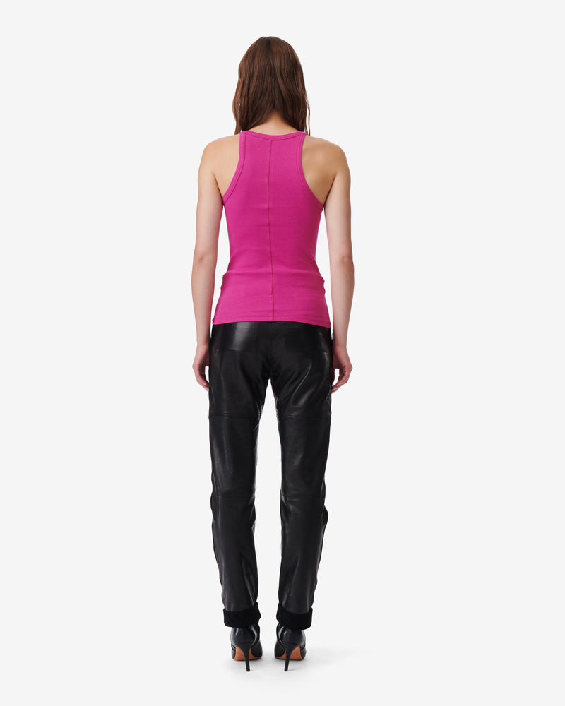 Débardeur Côtelé Palisso - Fushia