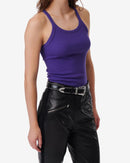 Débardeur Côtelé Palisso - Vintage Purple