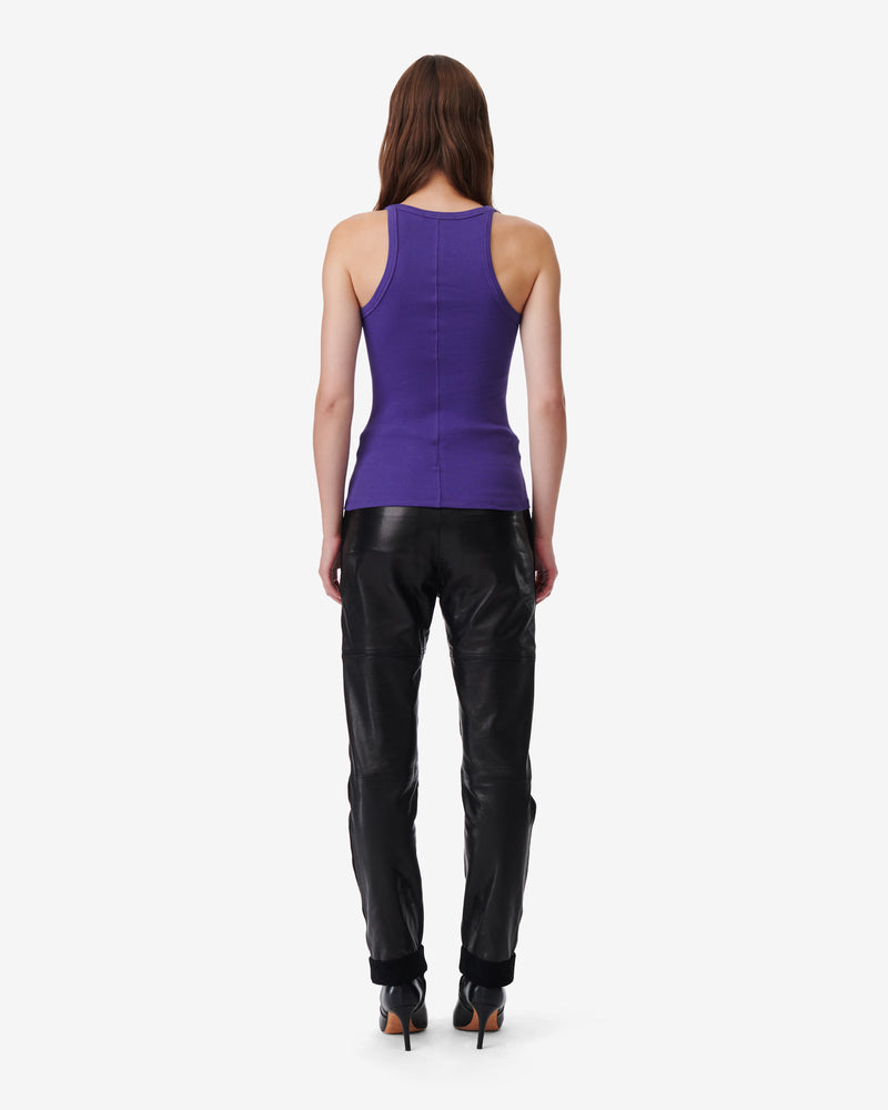 Débardeur Côtelé Palisso - Vintage Purple