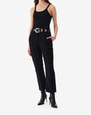 Abema Lurex Tweed Trousers - Black