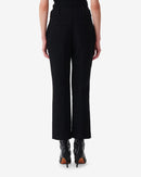 Abema Lurex Tweed Trousers - Black