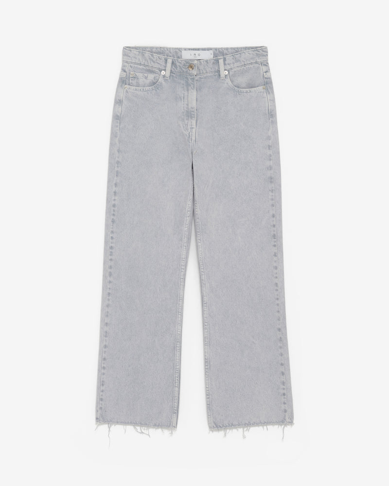 Jean Bootcut Taille Haute Aiden - Light Grey