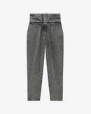 Jean Délavé Coupe Carotte Emini - Snow Black