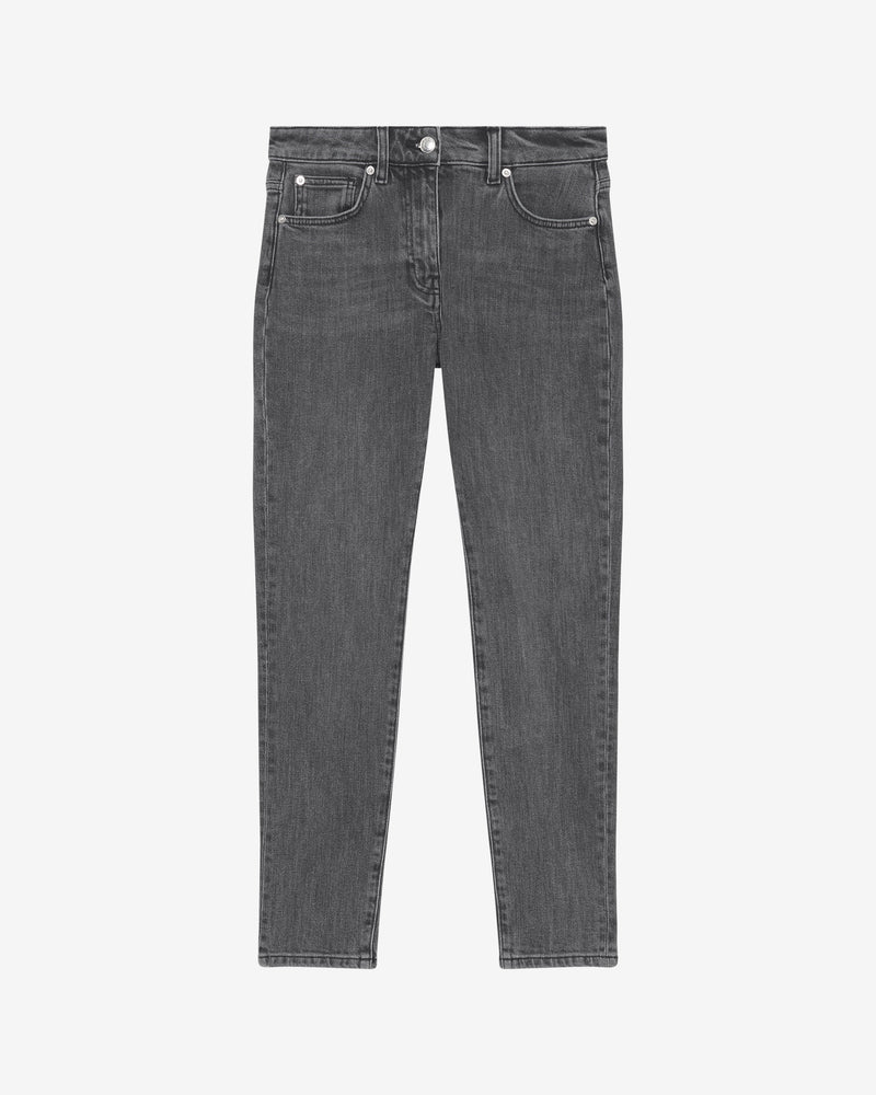 Jean Slim Délavé Galloway - Black/Dark Grey