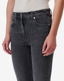 Jean Slim Délavé Galloway - Black/Dark Grey