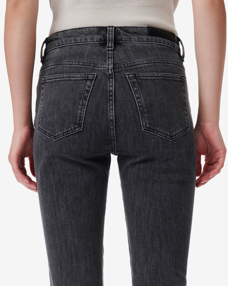 Jean Slim Délavé Galloway - Black/Dark Grey