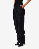 High Waisted Motel Pants - Black