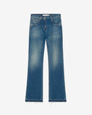 Jean Flare Taille Haute Polini - Mid Blue Used