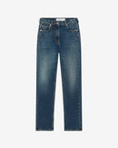 Jean Coupe Straight Délavé Shama - Dark Blue