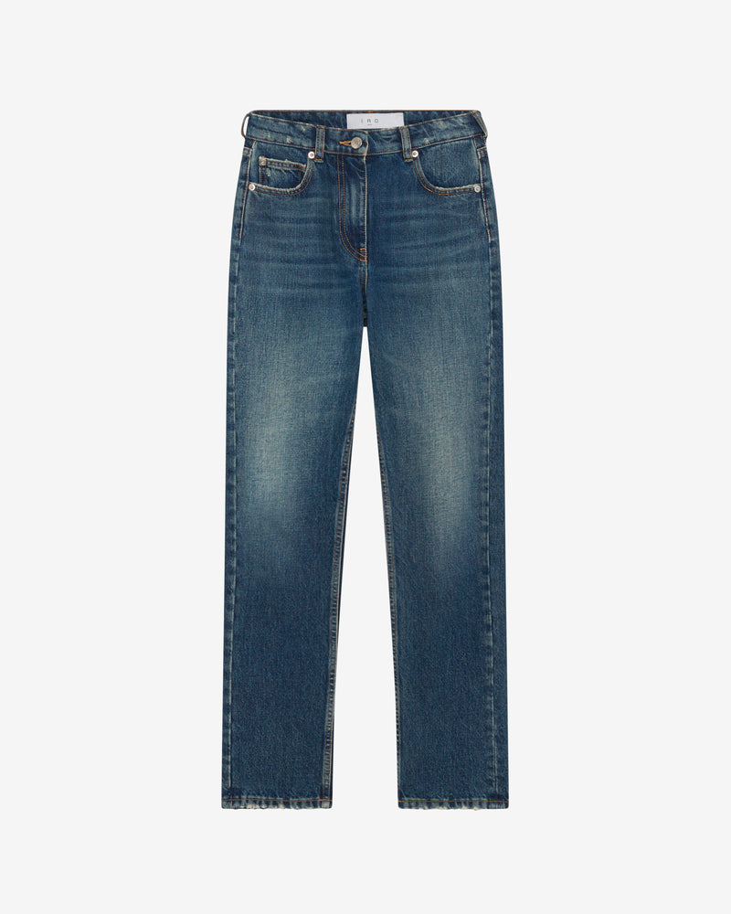 Jean Coupe Straight Délavé Shama - Dark Blue