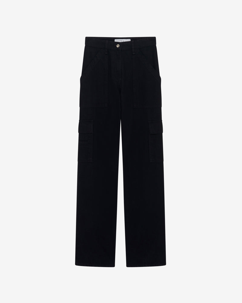 Jean Cargo Coupe Ample Tiam - Black Stone