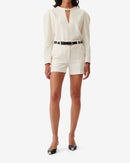 Short En Tweed Lurex Allison - Ecru