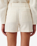 Short En Tweed Lurex Allison - Ecru