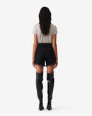Short En Jean À Bord Franc Altom - Black
