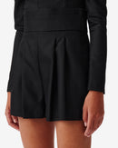 Short En Laine Melangée Palici - Black