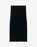 Jupe Midi En Jersey Côtelé Caifa - Black