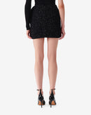 Jupe En Tweed À Sequins Clarita - Black Sequins