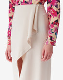 Jupe Longue Asymétrique Jelena - Ecru