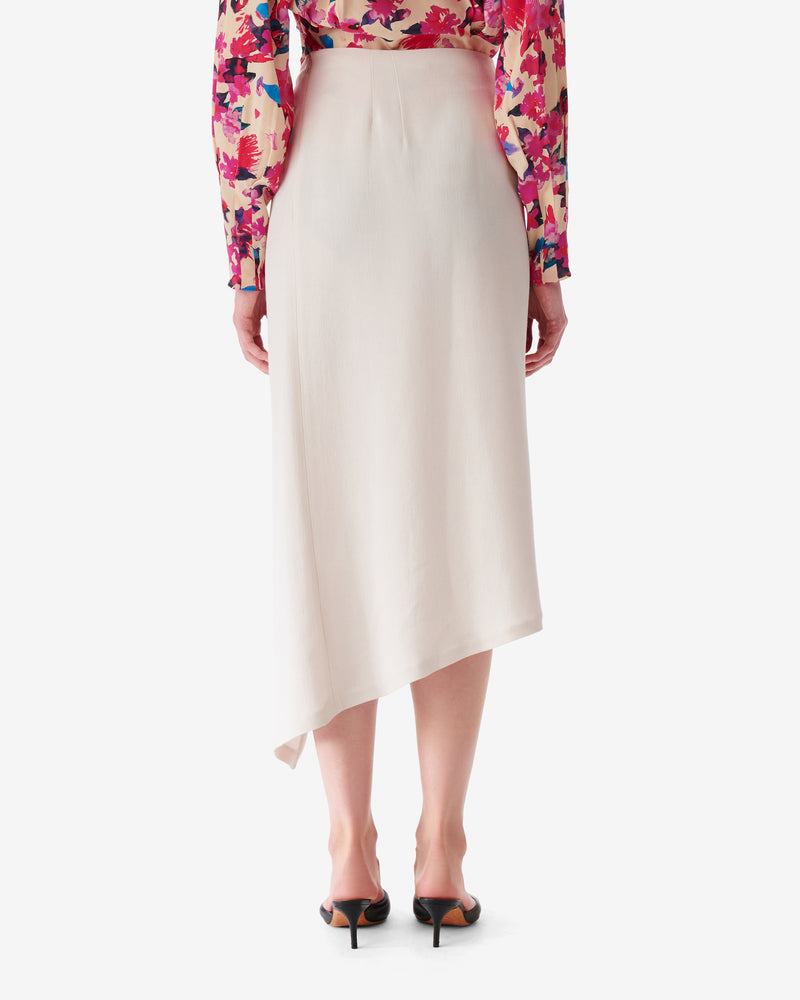 Jupe Longue Asymétrique Jelena - Ecru