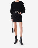 Jupe Courte En Jean Délavé Kavala - Black Stone