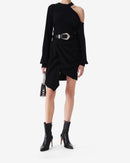 Jupe Courte Asymétrique Kemil - Black