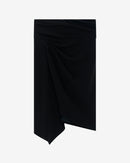 Jupe Courte Asymétrique Kemil - Black