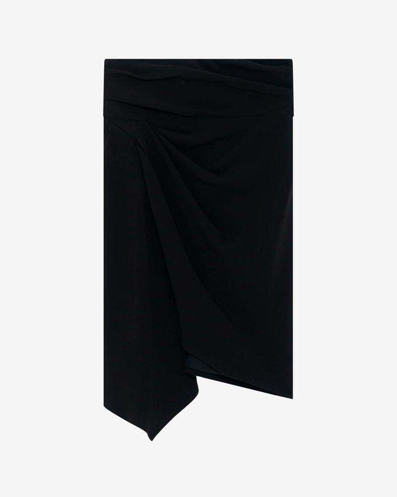 Jupe Courte Asymétrique Kemil - Black