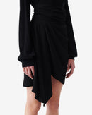 Jupe Courte Asymétrique Kemil - Black